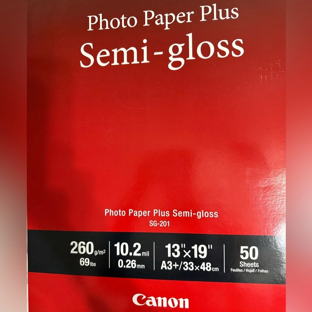 Canon Red Photo Paper Plus Semi-gloss